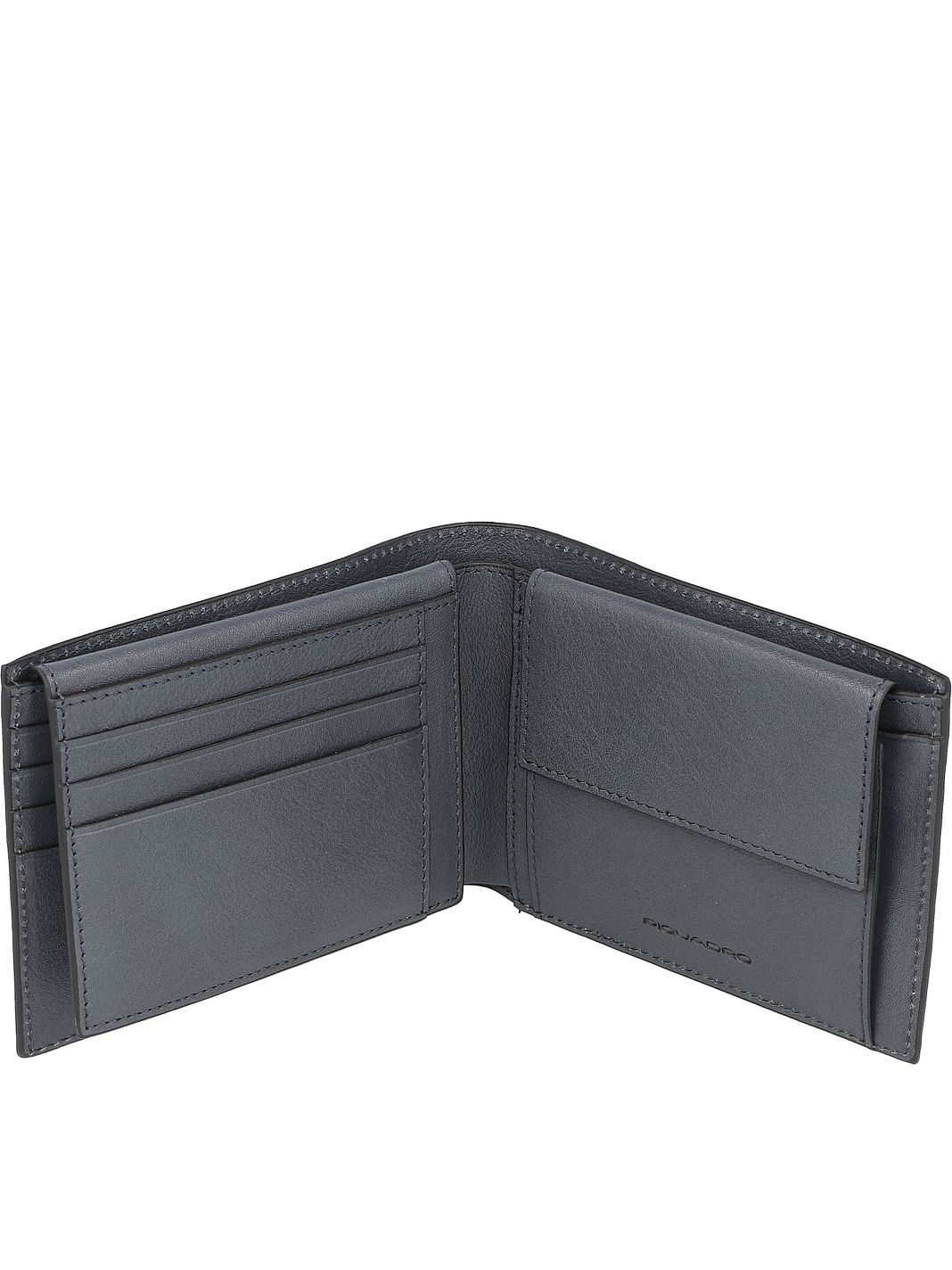 Piquadro Black Square Portafoglio Protezione RFID Vera Pelle 12.5 cm Piquadro Black Square Portafoglio Protezione RFID Vera Pelle 12.5 cm