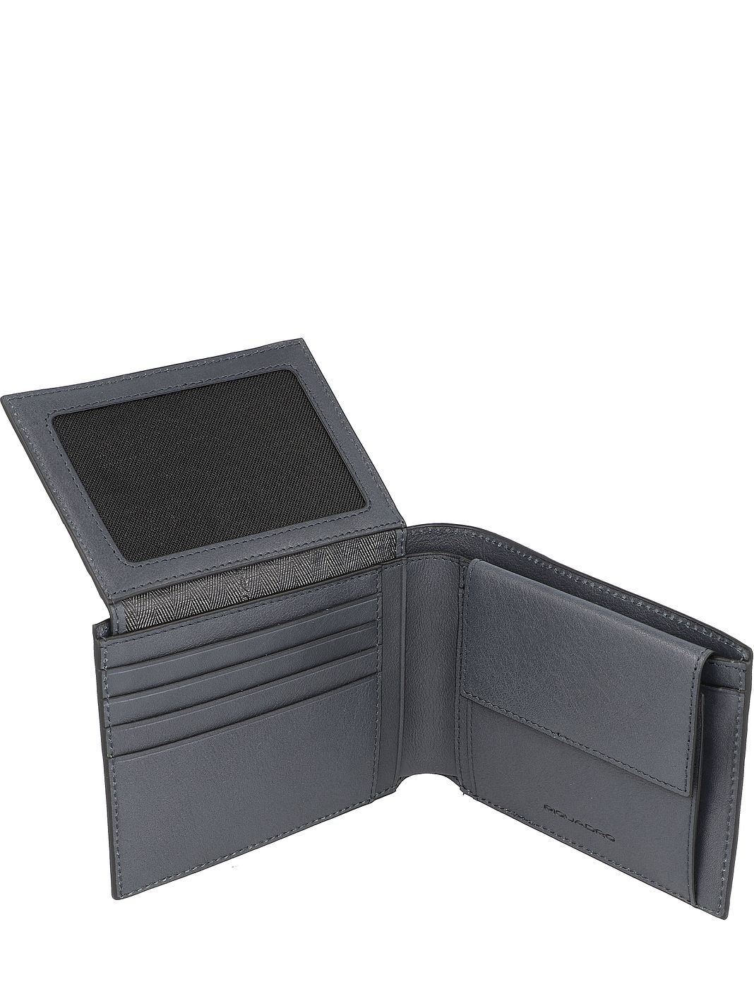 Piquadro Black Square Portafoglio Protezione RFID Vera Pelle 12.5 cm Piquadro Black Square Portafoglio Protezione RFID Vera Pelle 12.5 cm