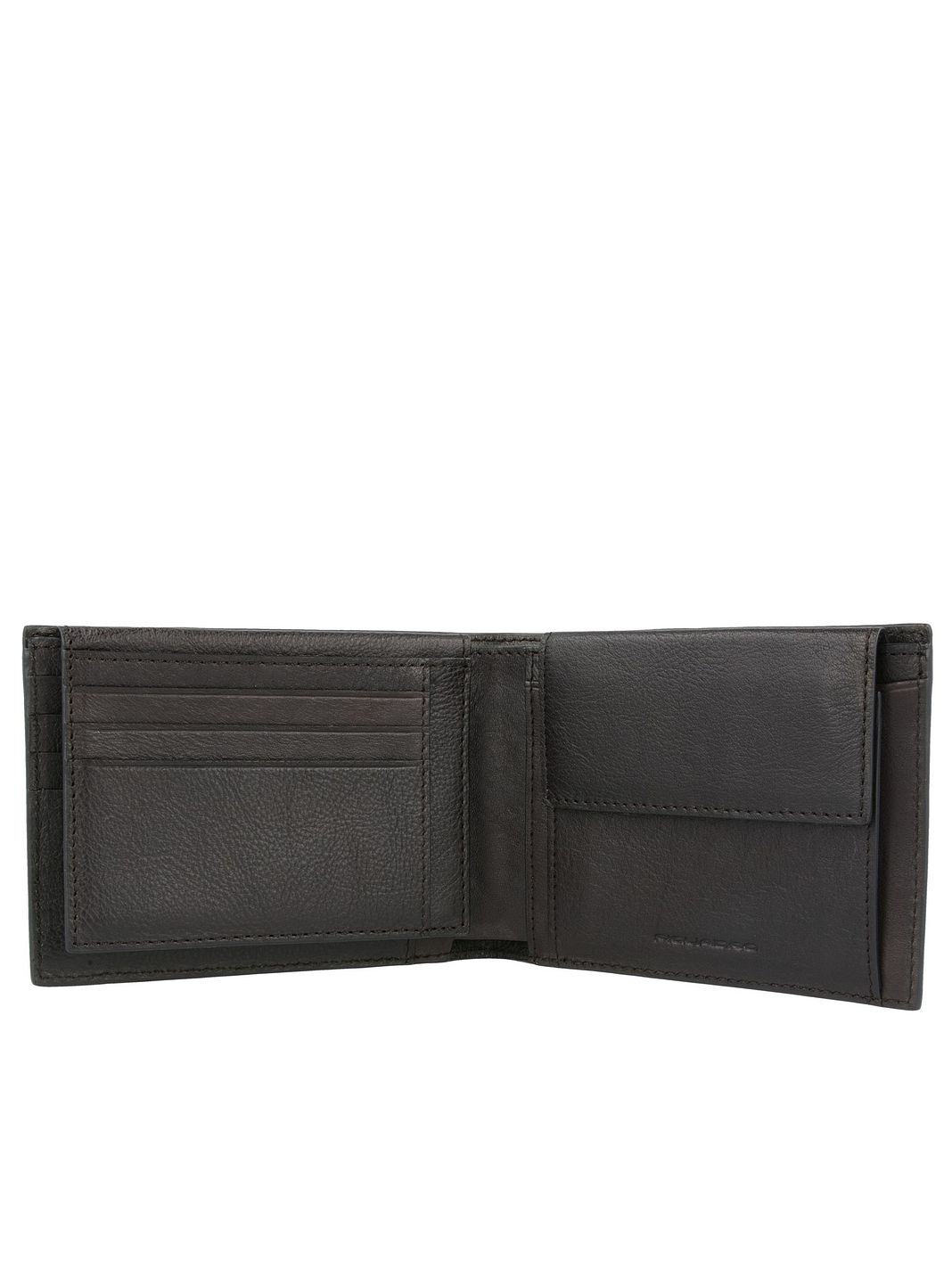 Piquadro Black Square Portafoglio Vera Pelle 12.5 cm Piquadro Black Square Portafoglio Vera Pelle 12.5 cm