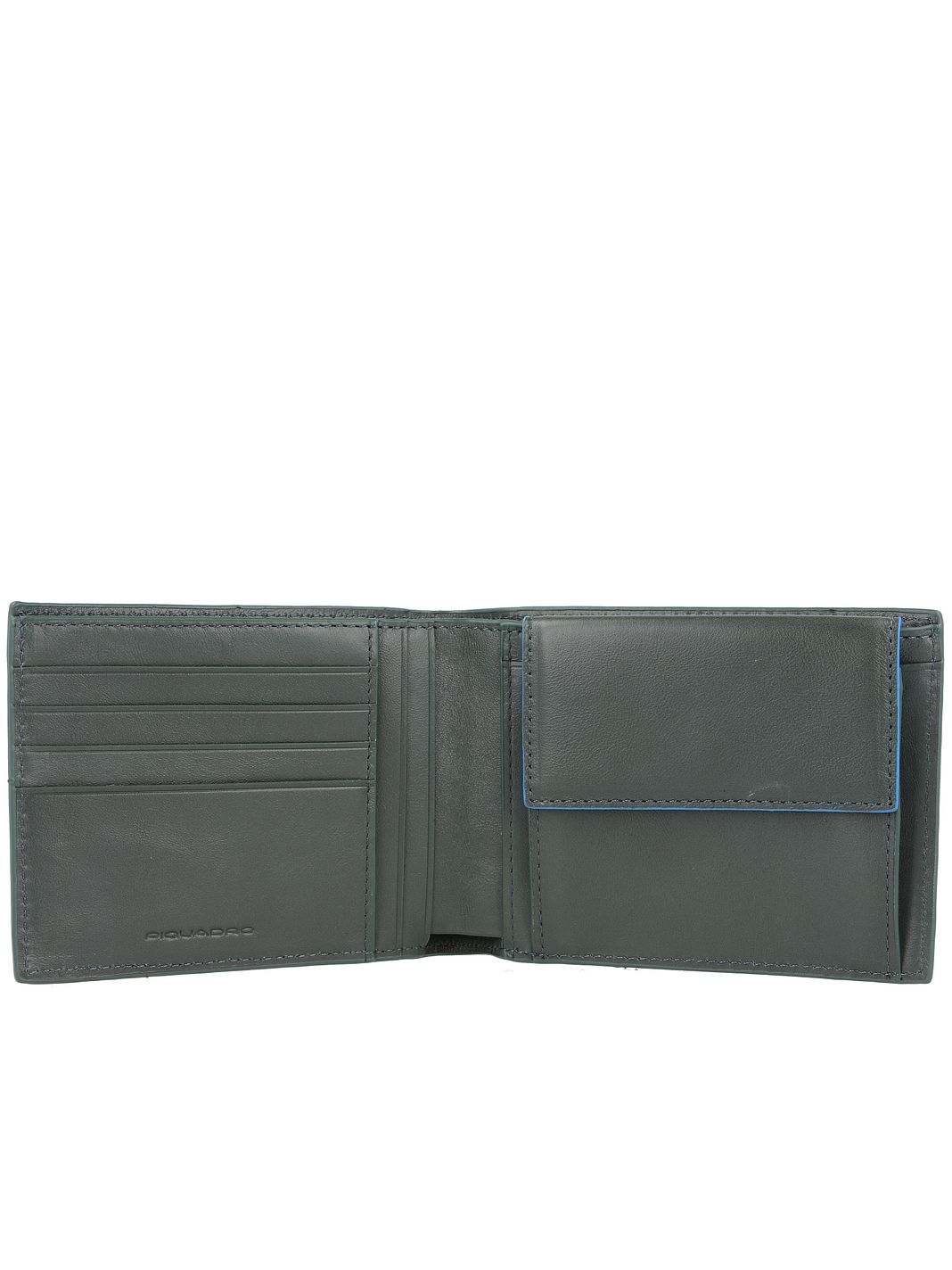 Piquadro Blue Square Portafoglio Protezione RFID Vera Pelle 13 cm Piquadro Blue Square Portafoglio Protezione RFID Vera Pelle 13 cm