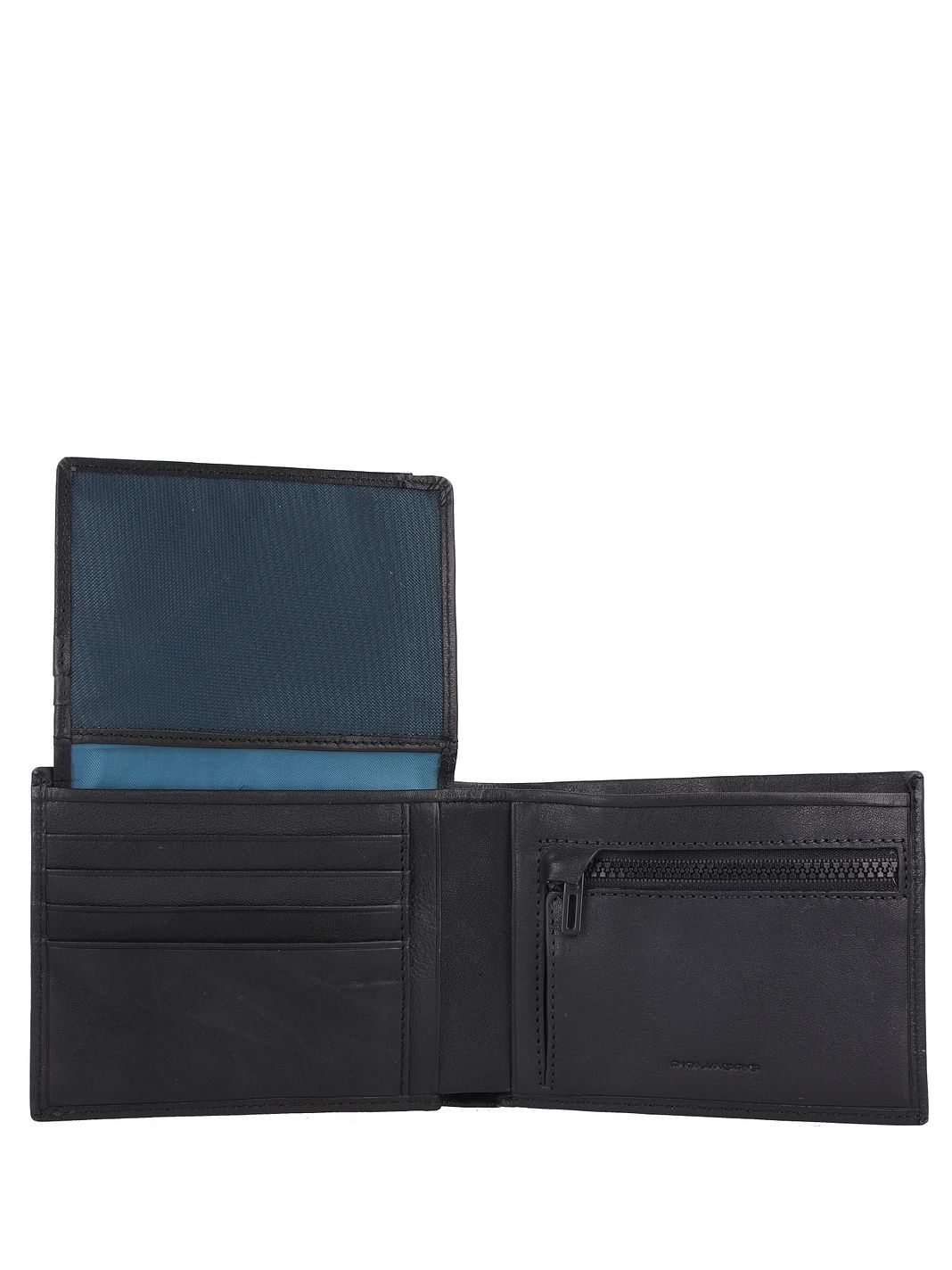 Piquadro Harper Portafoglio Protezione RFID Vera Pelle 14 cm Piquadro Harper Portafoglio Protezione RFID Vera Pelle 14 cm
