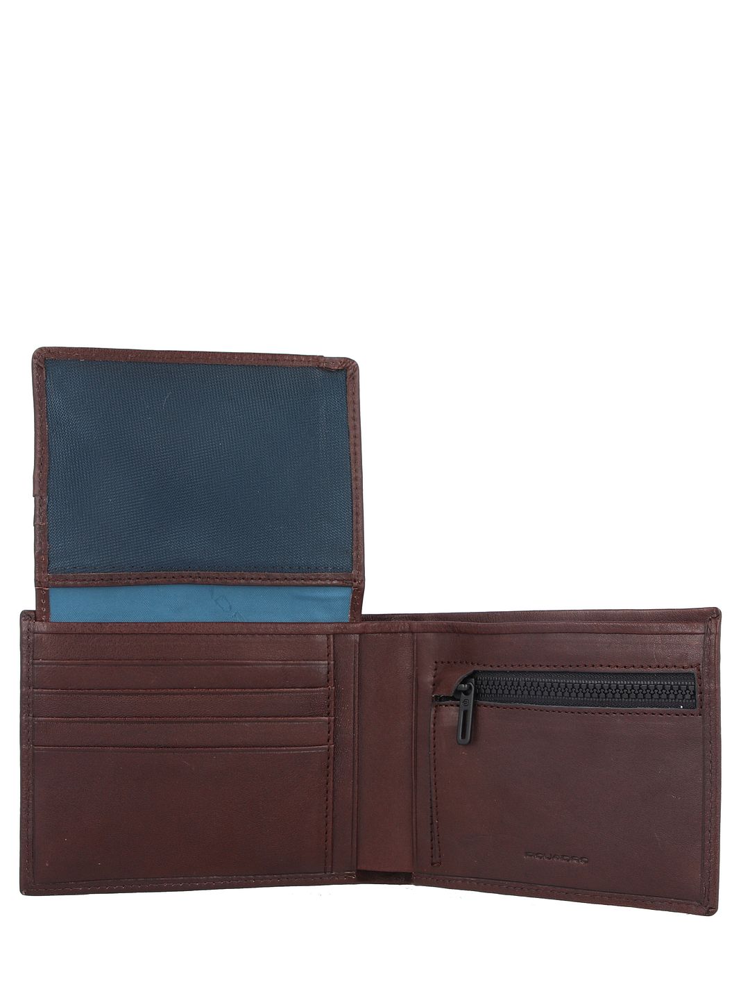 Piquadro Harper Portafoglio Protezione RFID Vera Pelle 14 cm Piquadro Harper Portafoglio Protezione RFID Vera Pelle 14 cm