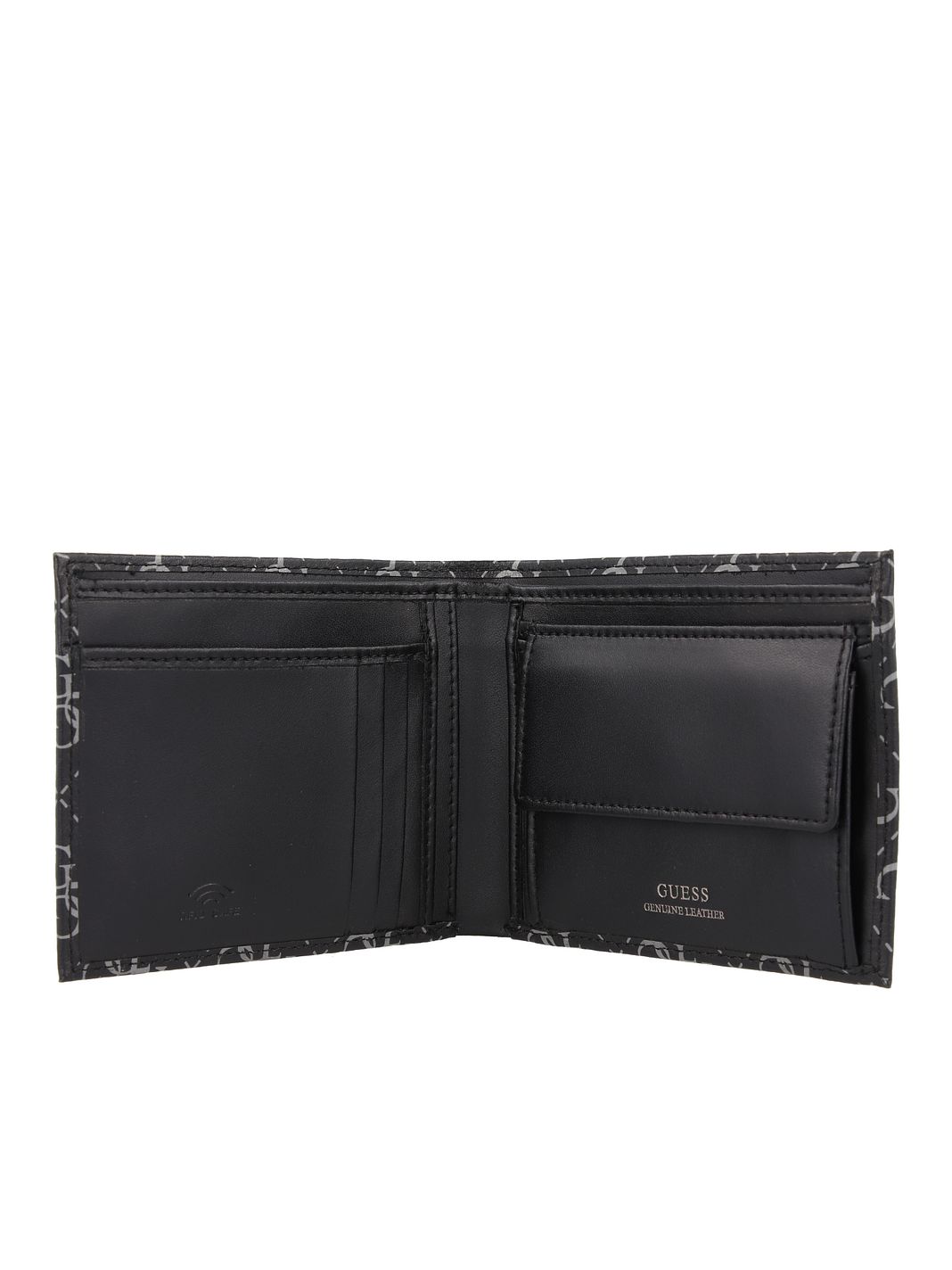 Guess Madrid Portafoglio Protezione RFID Vera Pelle 12 cm Guess Madrid Portafoglio Protezione RFID Vera Pelle 12 cm