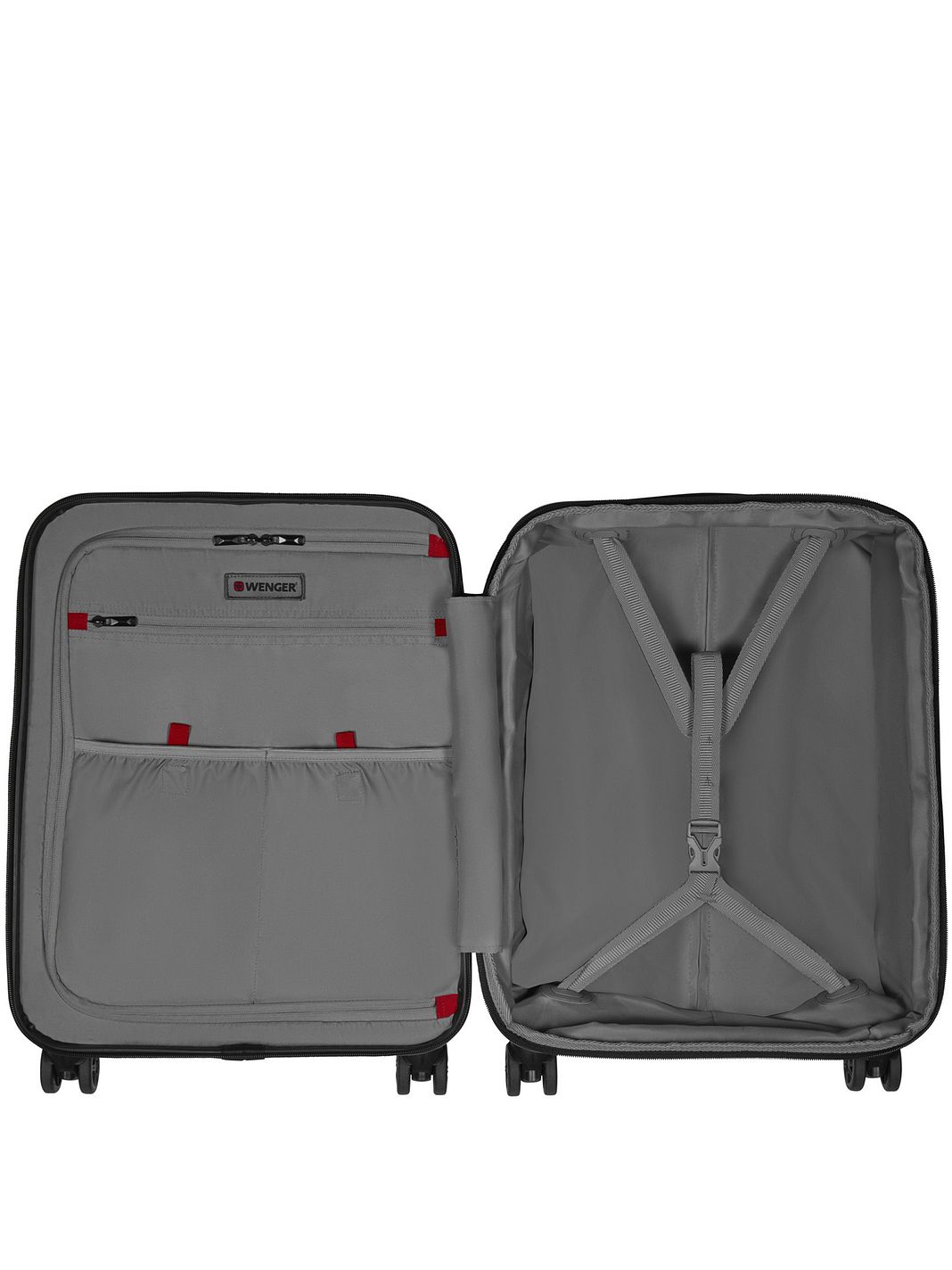 Wenger Syntry 4 ruote Trolley cabina 55 cm Vano porta PC espandibile Wenger Syntry 4 ruote Trolley cabina 55 cm Vano porta PC espandibile