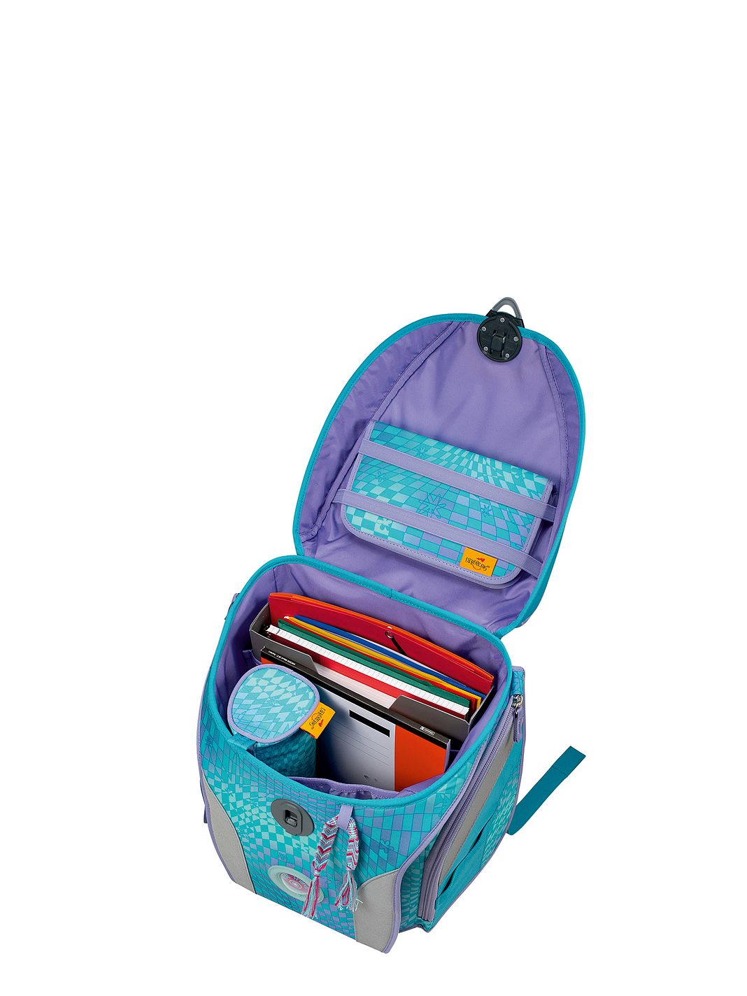 DerDieDas ErgoFlex Max LED Set di borse per la scuola 5 pezzi