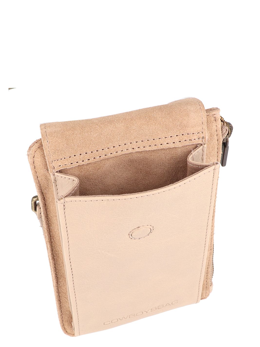 Cowboysbag Seventies Suede Custodia per cellulare Vera Pelle 12.5 cm Cowboysbag Seventies Suede Custodia per cellulare Vera Pelle 12.5 cm
