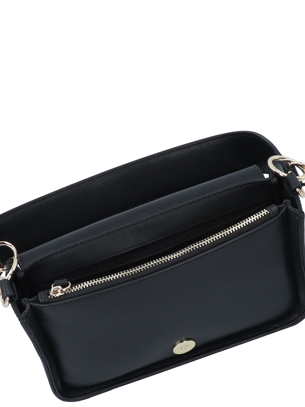 Tommy Hilfiger Crest Borsa a spalla Vera Pelle 21.5 cm