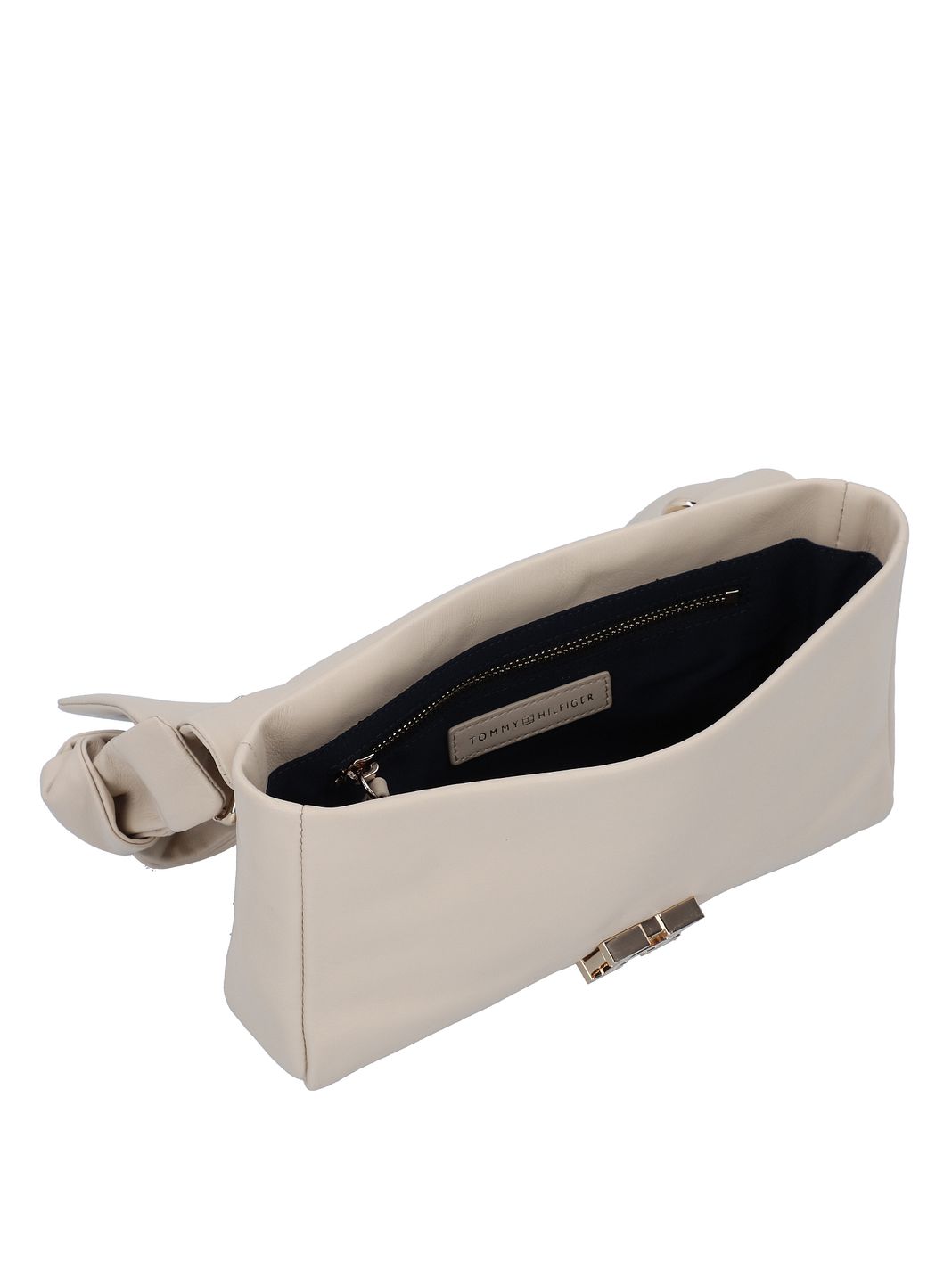 Tommy Hilfiger Pushlock Borsa a spalla Vera Pelle 26 cm Tommy Hilfiger Pushlock Borsa a spalla Vera Pelle 26 cm