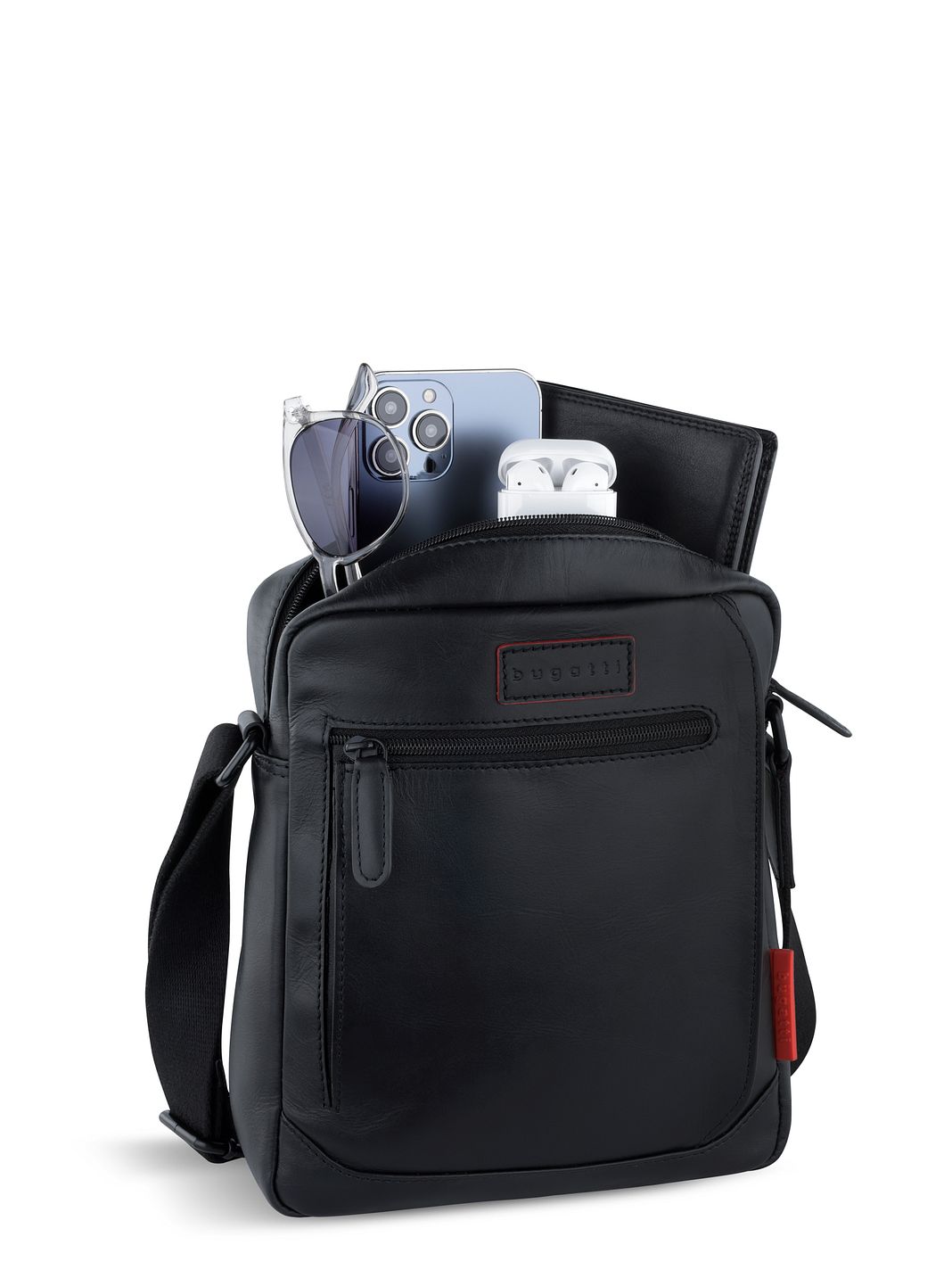 bugatti Clark Borsa a tracolla Vera Pelle 21 cm bugatti Clark Borsa a tracolla Vera Pelle 21 cm
