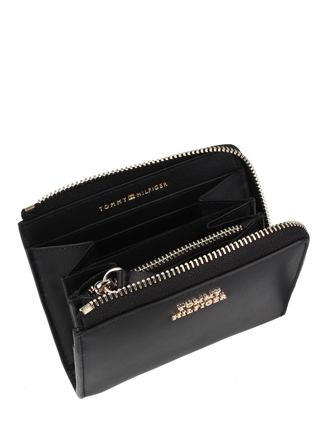 Tommy Hilfiger Hilfiger Leather Portafoglio Vera Pelle 13 cm