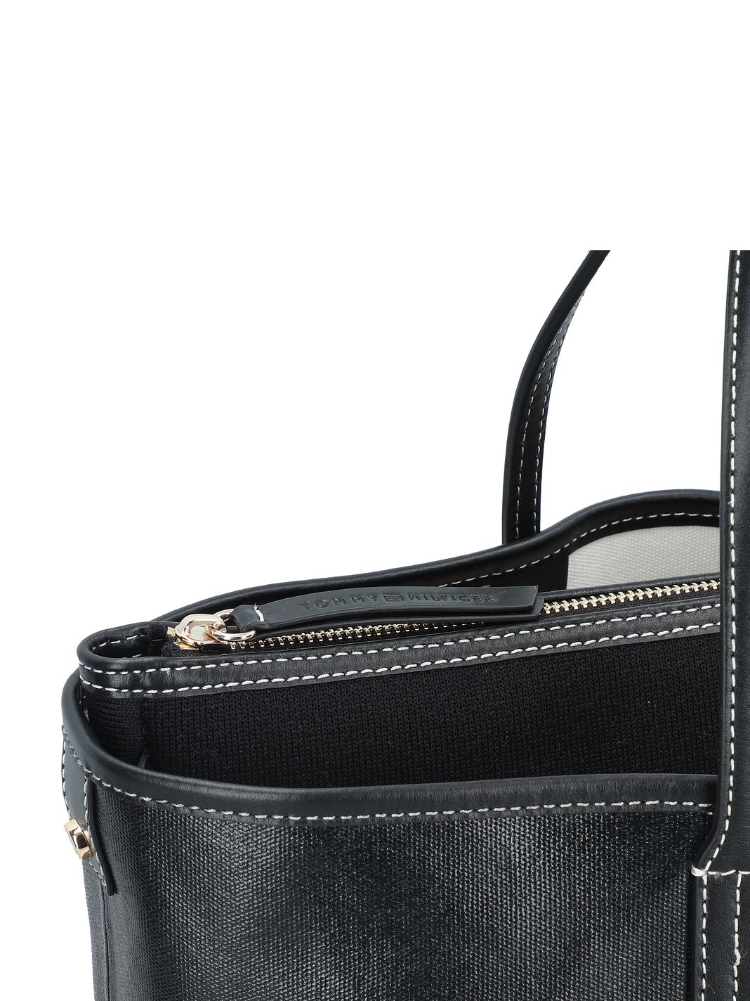 Tommy Hilfiger TH Monoplay Leather Borsa shopper 35 cm Tommy Hilfiger TH Monoplay Leather Borsa shopper 35 cm