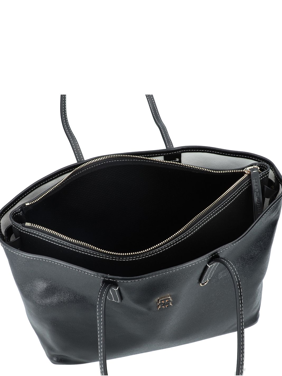 Tommy Hilfiger TH Monoplay Leather Borsa shopper 35 cm Tommy Hilfiger TH Monoplay Leather Borsa shopper 35 cm