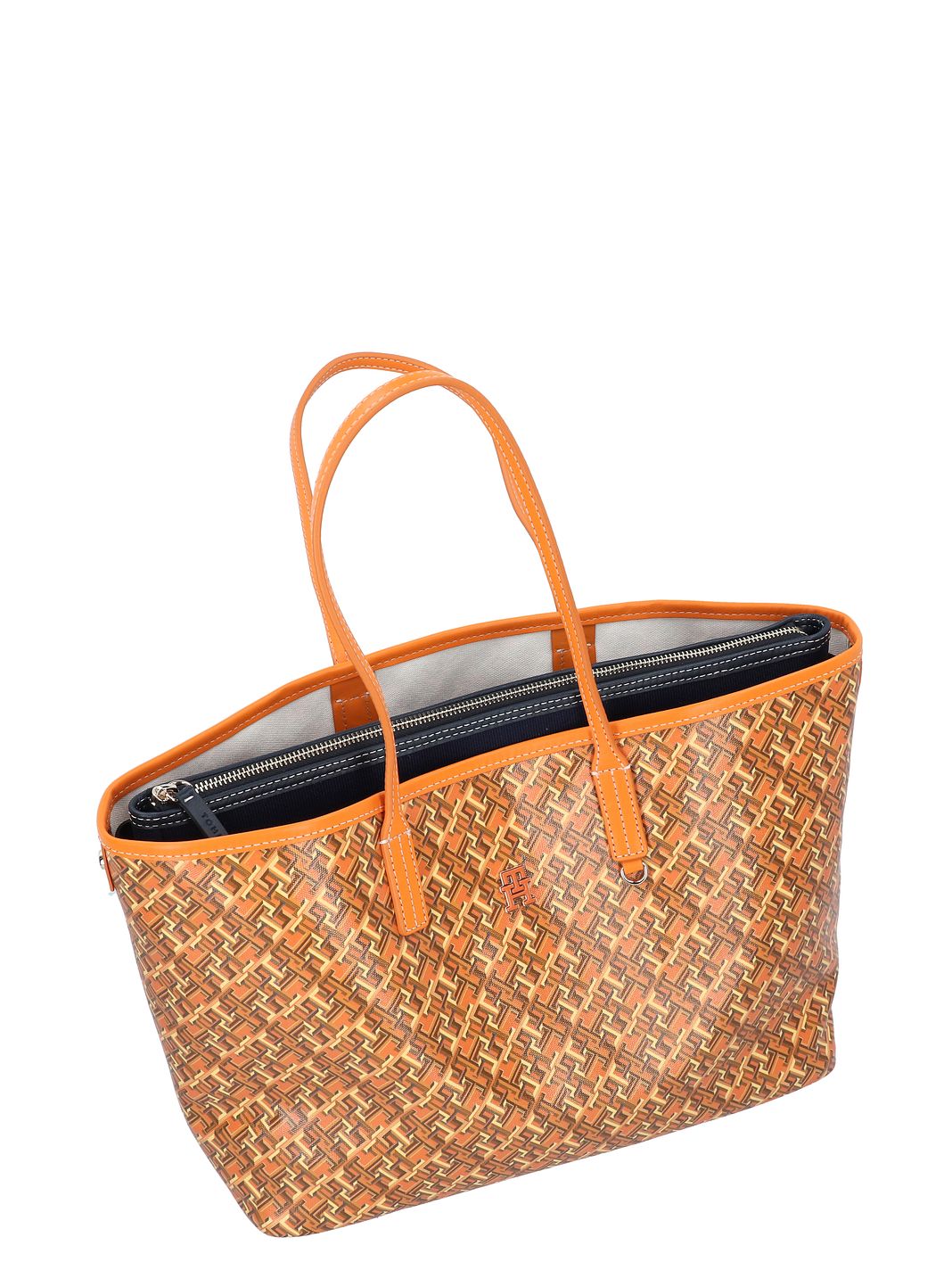Tommy Hilfiger TH Monoplay Leather Borsa shopper 36 cm
