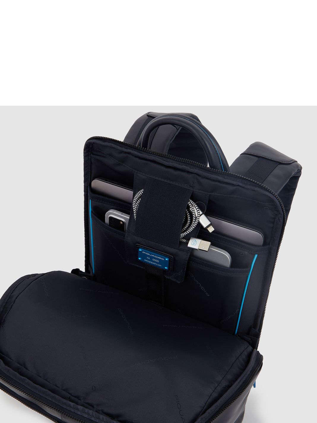 Piquadro Blue Square Revamp Zaino da lavoro Protezione RFID Vera Pelle 43 cm Vano porta PC Piquadro Blue Square Revamp Zaino da lavoro Protezione RFID Vera Pelle 43 cm Vano porta PC