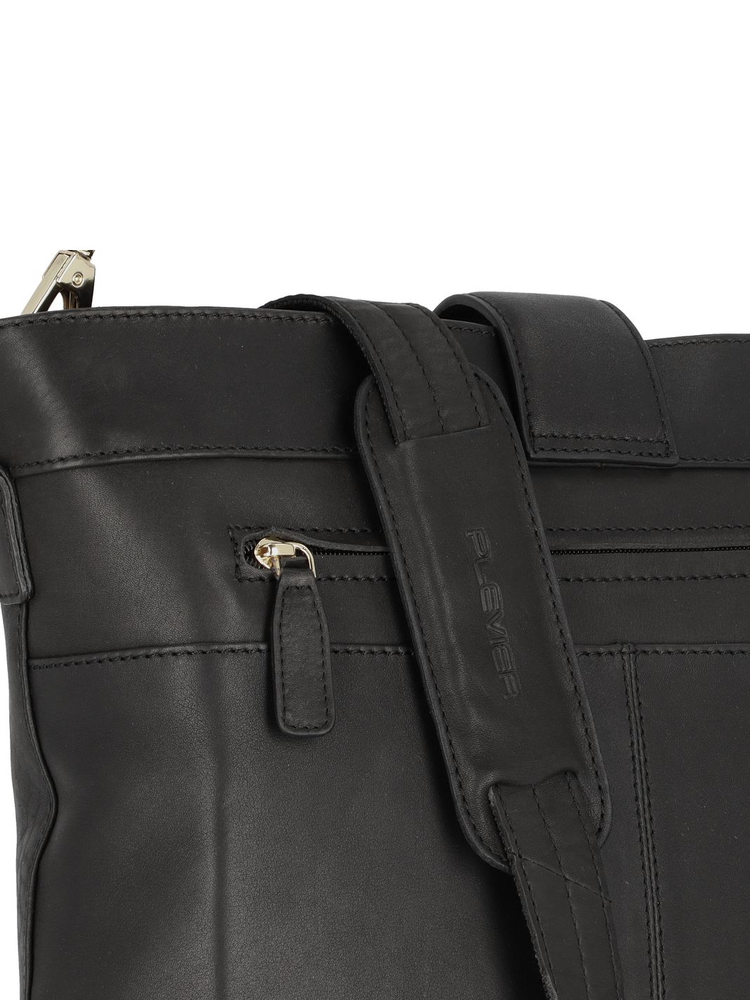 Plevier Bow Borsa a spalla Vera Pelle 30 cm Vano porta PC Plevier Bow Borsa a spalla Vera Pelle 30 cm Vano porta PC