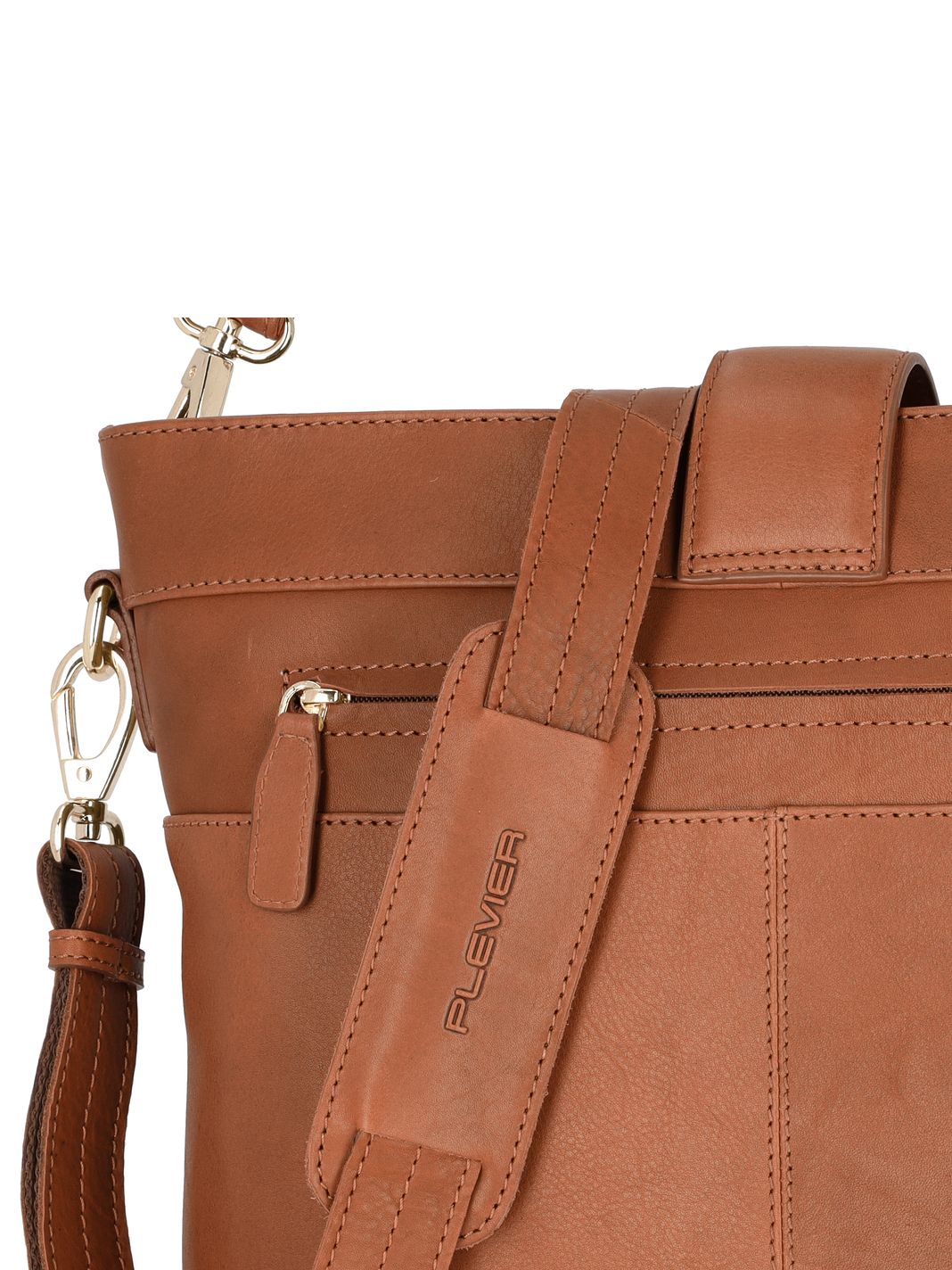 Plevier Bow Borsa a spalla Vera Pelle 30 cm Vano porta PC Plevier Bow Borsa a spalla Vera Pelle 30 cm Vano porta PC