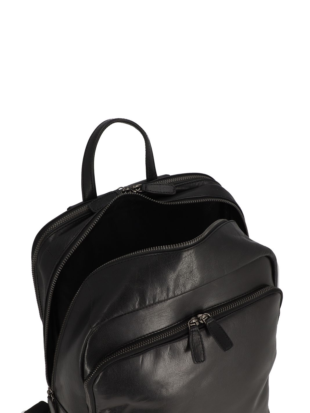 Plevier Rock Opal Zaino da giorno Vera Pelle 43 cm Vano porta PC