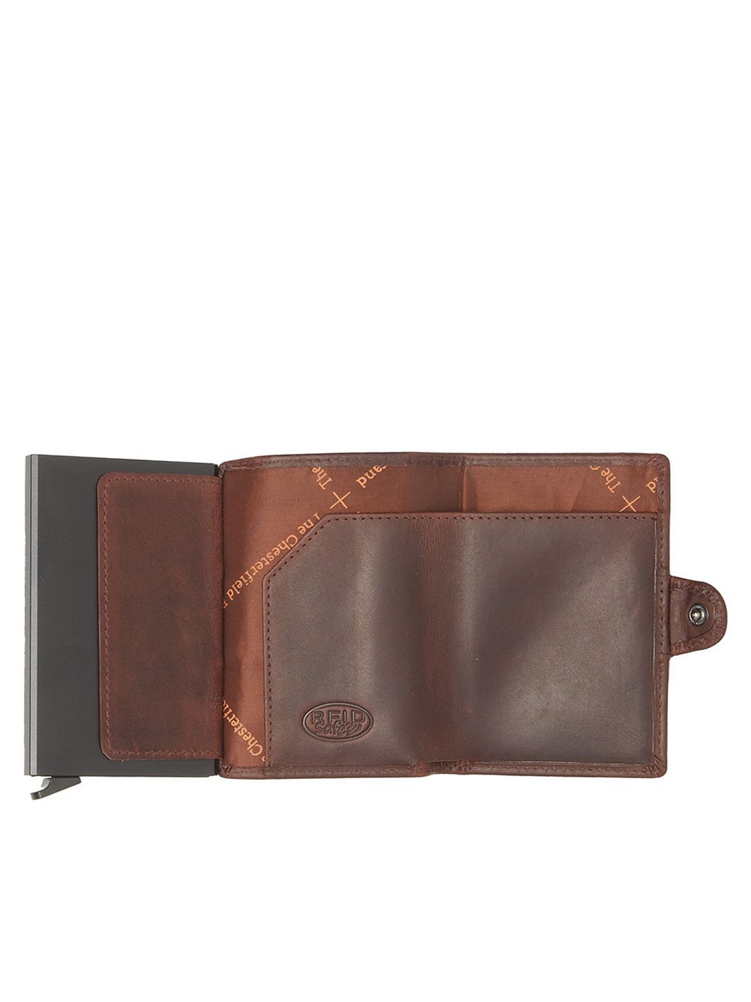 The Chesterfield Brand Lagos Custodia per carta di credito Protezione RFID Vera Pelle 6.5 cm
