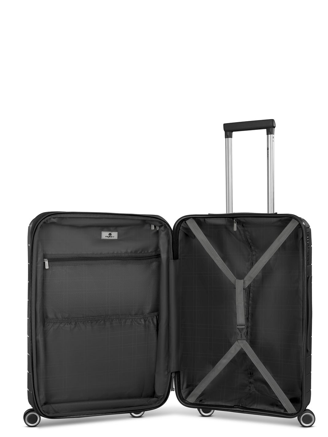 Franky London 4 ruedas Trolley M 65 cm Con asa expansible Franky London 4 ruedas Trolley M 65 cm Con asa expansible