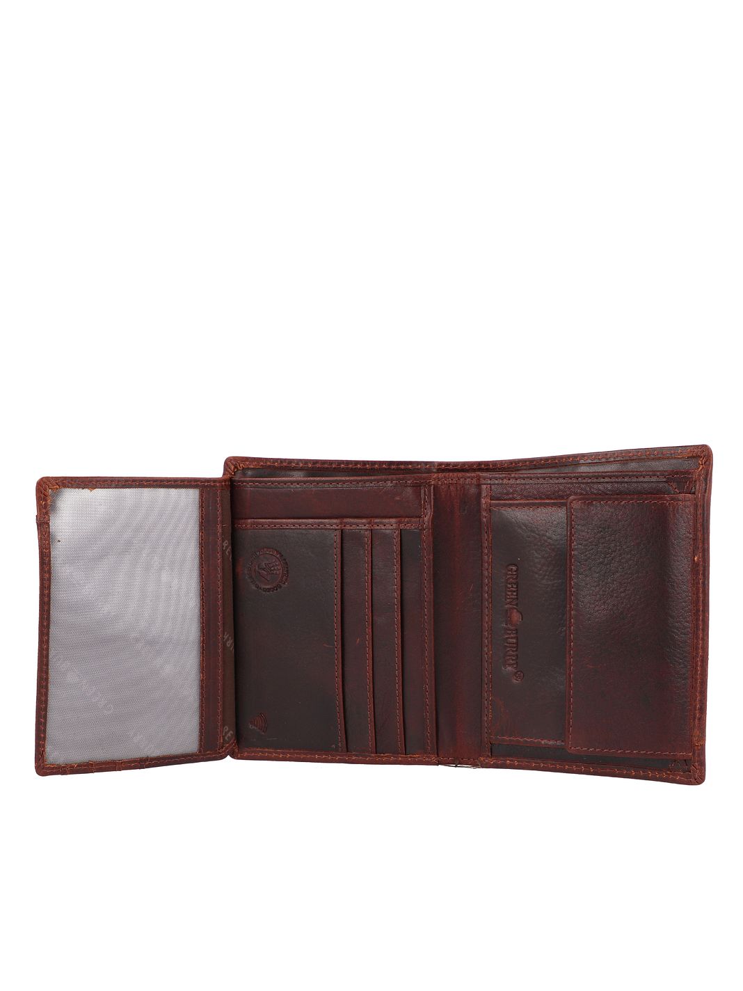 Greenburry Rugged Cartera Bloqueo RFID Piel natural 12.5 cm
