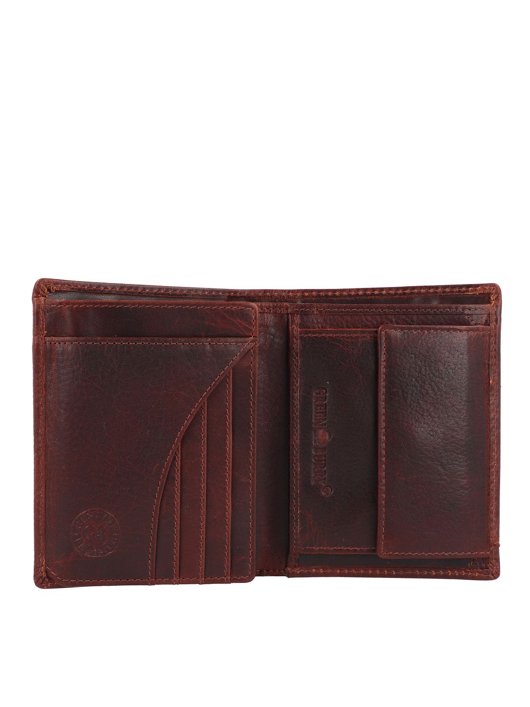 Greenburry Rugged Cartera Bloqueo RFID Piel natural 12.5 cm