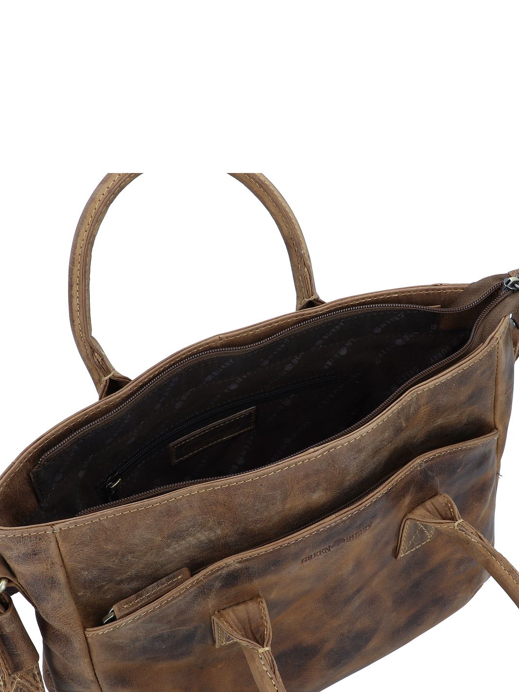 Greenburry Vintage Borsa shopper Vera Pelle 36 cm Greenburry Vintage Borsa shopper Vera Pelle 36 cm