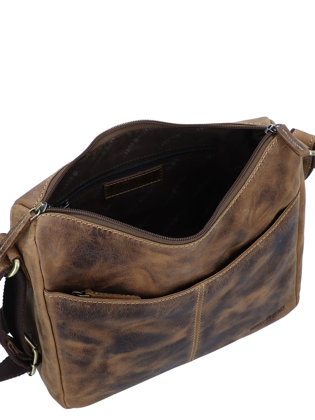 Greenburry Vintage Crossbody taske Læder 30 cm