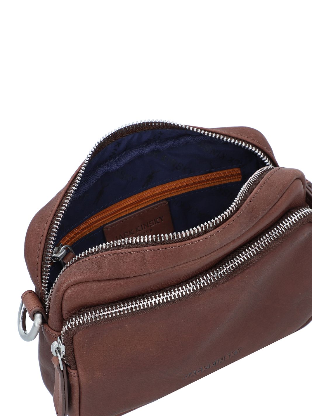 Jack Kinsky Aruba 1 Borsa a tracolla Vera Pelle 19 cm Jack Kinsky Aruba 1 Borsa a tracolla Vera Pelle 19 cm