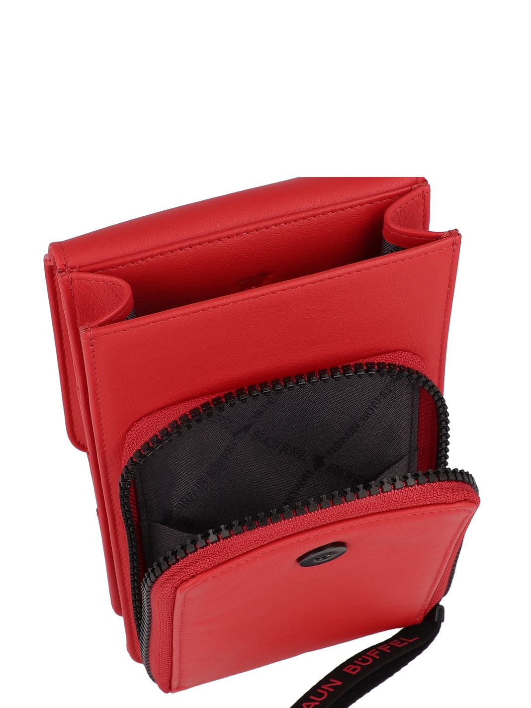 Braun Büffel Capri Mini Borsa Borsa a tracolla Vera Pelle 10 cm Braun Büffel Capri Mini Borsa Borsa a tracolla Vera Pelle 10 cm