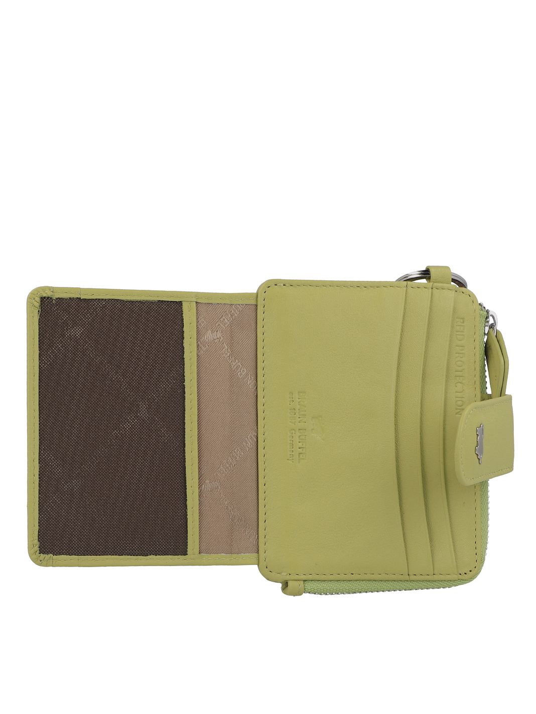 Braun Büffel Joy Custodia per carta di credito Protezione RFID Vera Pelle 11 cm