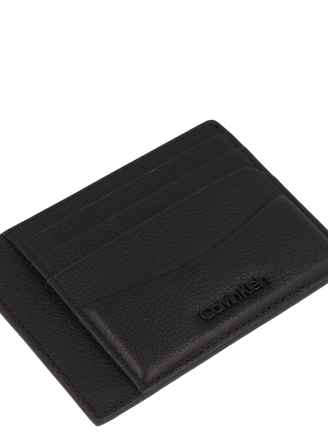 Calvin Klein Minimal Focus Custodia per carta di credito Vera Pelle 12 cm Calvin Klein Minimal Focus Custodia per carta di credito Vera Pelle 12 cm