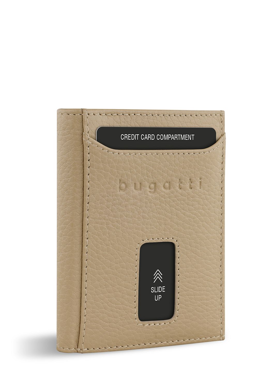 bugatti Secure Slim Portafoglio Protezione RFID Vera Pelle 10 cm bugatti Secure Slim Portafoglio Protezione RFID Vera Pelle 10 cm