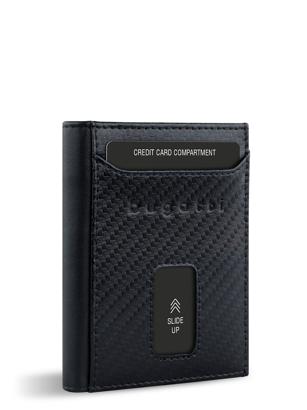 bugatti Secure Slim Portafoglio Protezione RFID Vera Pelle 10 cm