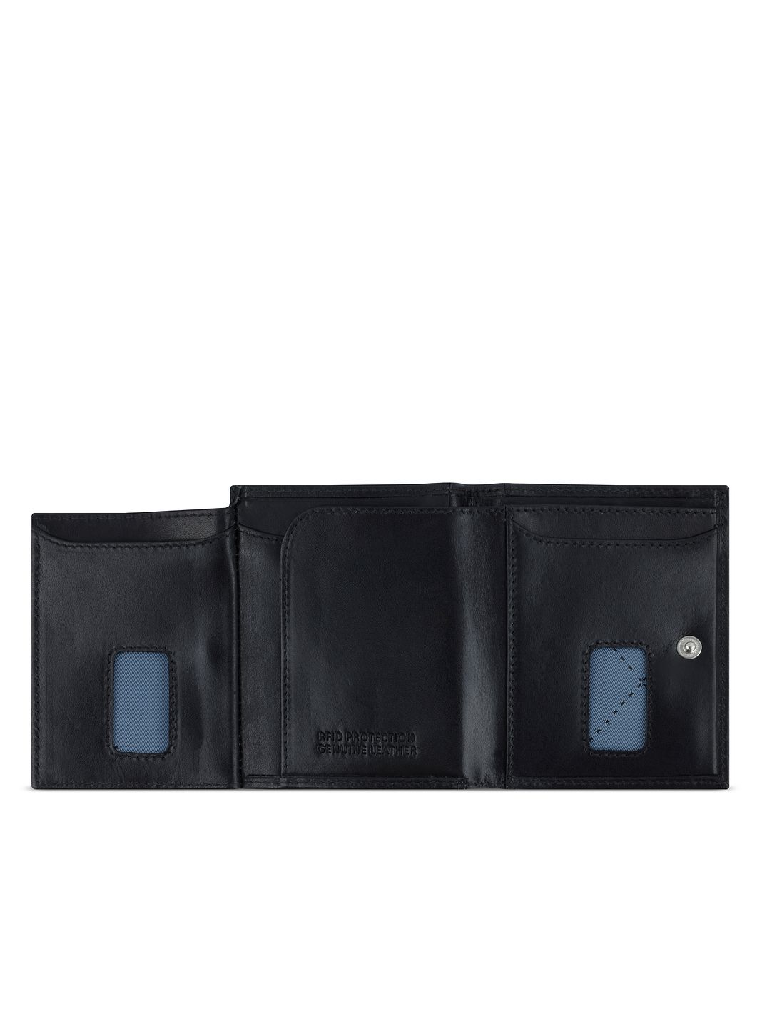 bugatti Secure Slim Portafoglio Protezione RFID Vera Pelle 10 cm