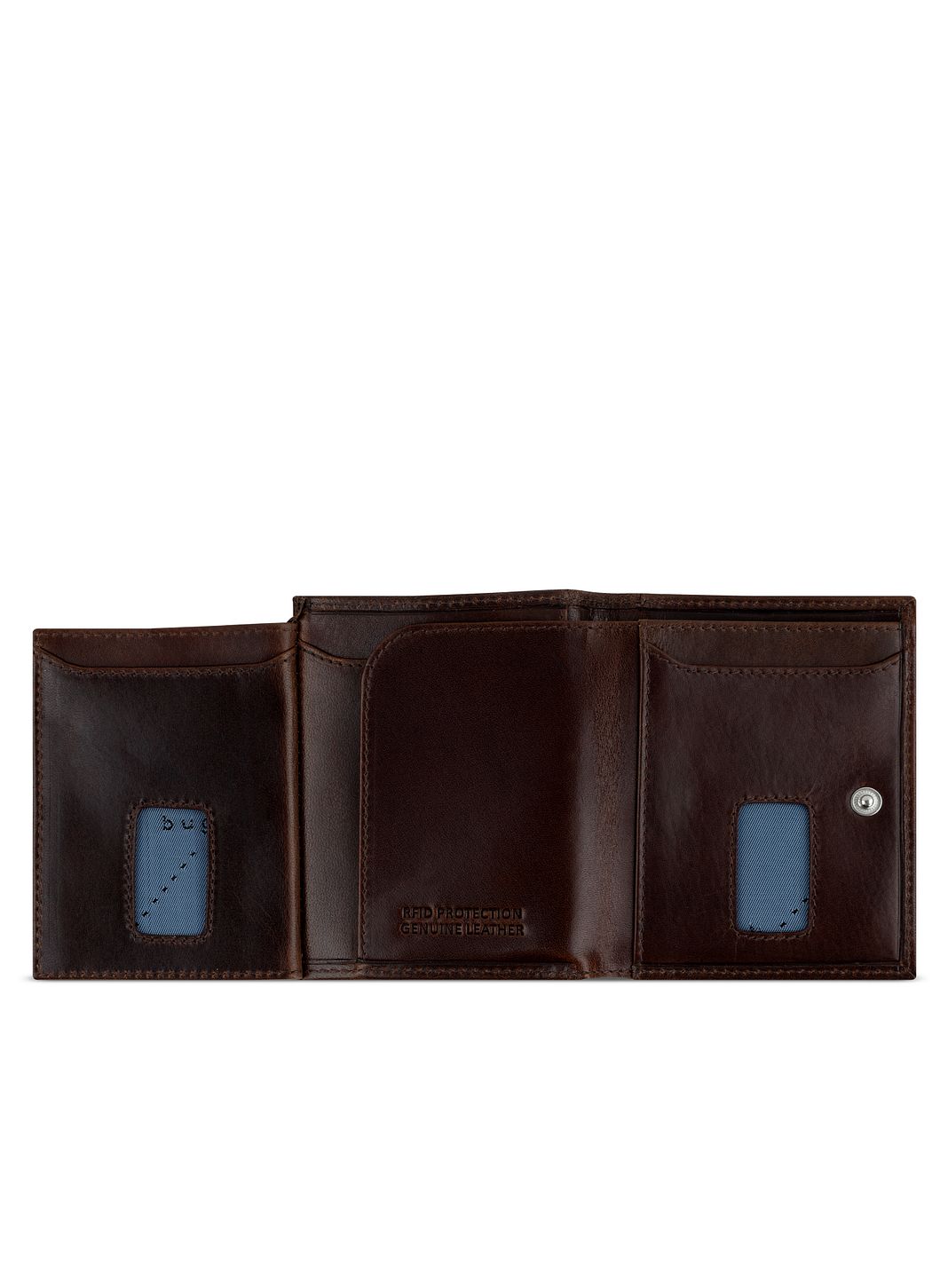 bugatti Secure Slim Portafoglio Protezione RFID Vera Pelle 10 cm