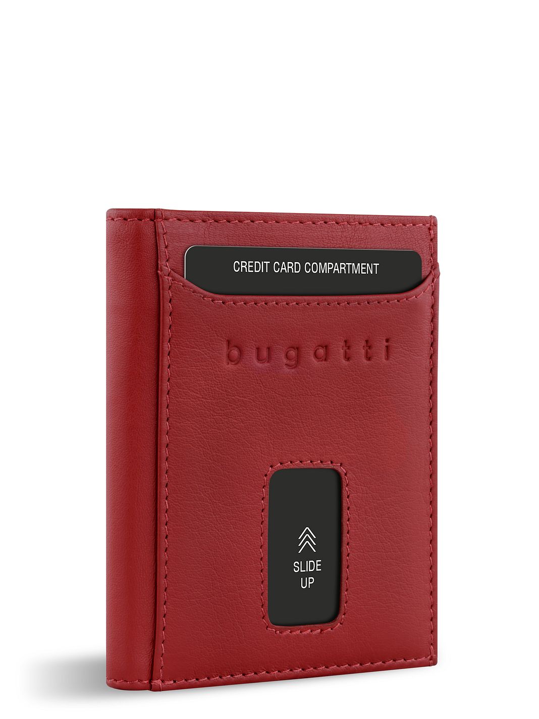 bugatti Secure Slim Portafoglio Protezione RFID Vera Pelle 10 cm bugatti Secure Slim Portafoglio Protezione RFID Vera Pelle 10 cm