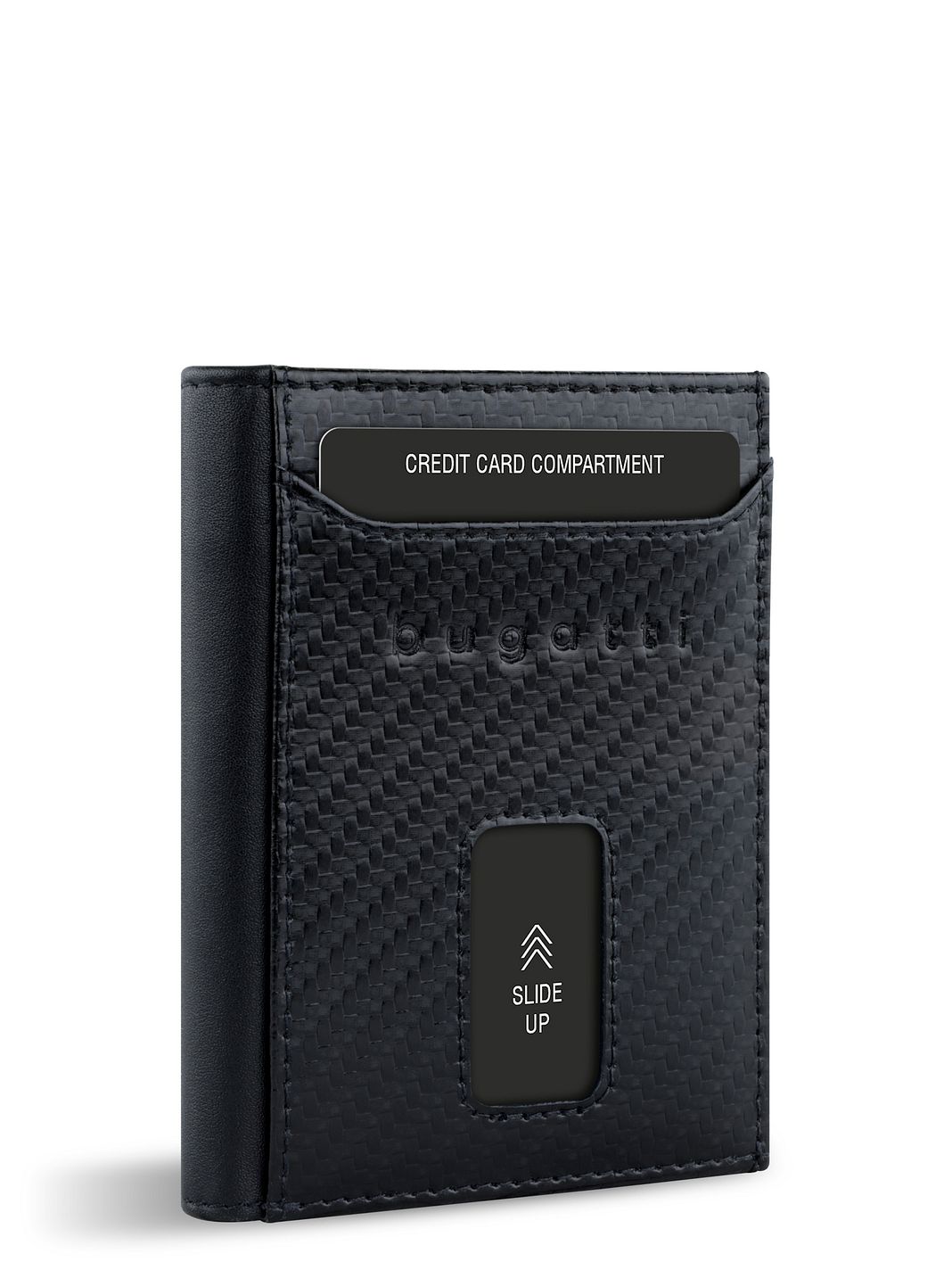 bugatti Secure Slim Portafoglio Protezione RFID Vera Pelle 10 cm bugatti Secure Slim Portafoglio Protezione RFID Vera Pelle 10 cm