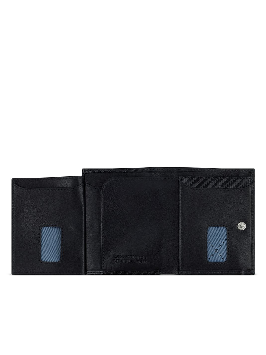 bugatti Secure Slim Portafoglio Protezione RFID Vera Pelle 10 cm bugatti Secure Slim Portafoglio Protezione RFID Vera Pelle 10 cm