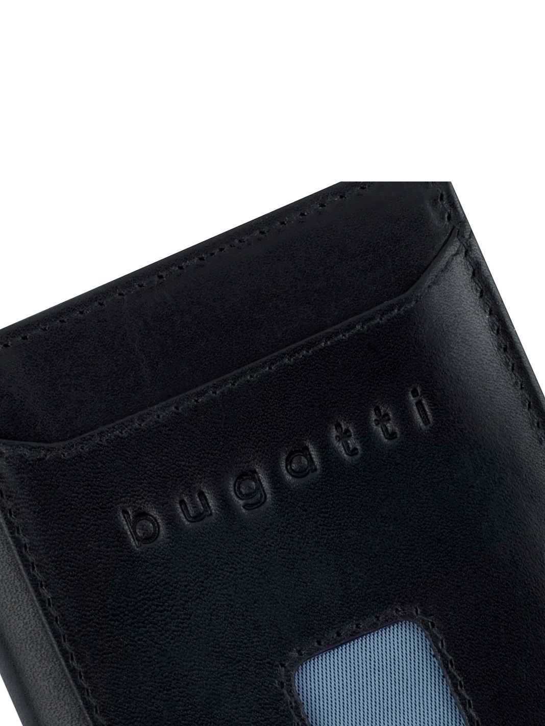 bugatti Secure Slim Portafoglio Protezione RFID Vera Pelle 10 cm bugatti Secure Slim Portafoglio Protezione RFID Vera Pelle 10 cm