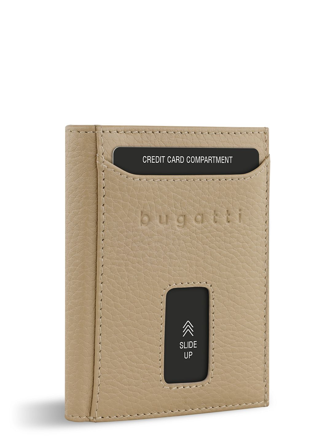 bugatti Secure Slim Portafoglio Protezione RFID Vera Pelle 10 cm bugatti Secure Slim Portafoglio Protezione RFID Vera Pelle 10 cm
