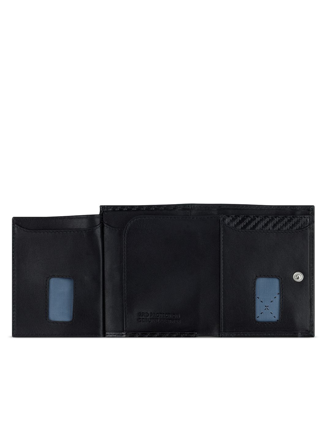 bugatti Secure Slim Portafoglio Protezione RFID Vera Pelle 10 cm bugatti Secure Slim Portafoglio Protezione RFID Vera Pelle 10 cm
