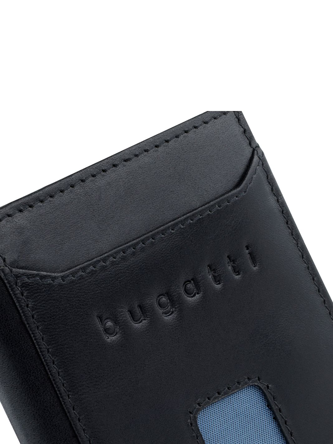 bugatti Secure Slim Portafoglio Protezione RFID Vera Pelle 10 cm bugatti Secure Slim Portafoglio Protezione RFID Vera Pelle 10 cm