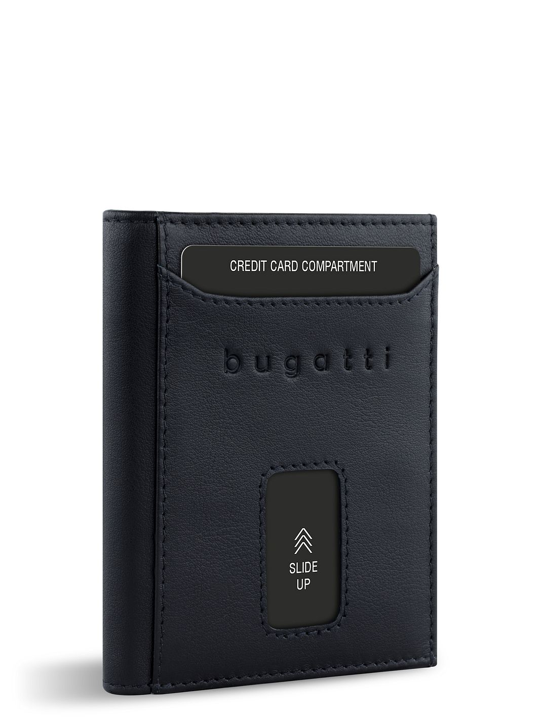 bugatti Secure Slim Portafoglio Protezione RFID Vera Pelle 10 cm bugatti Secure Slim Portafoglio Protezione RFID Vera Pelle 10 cm