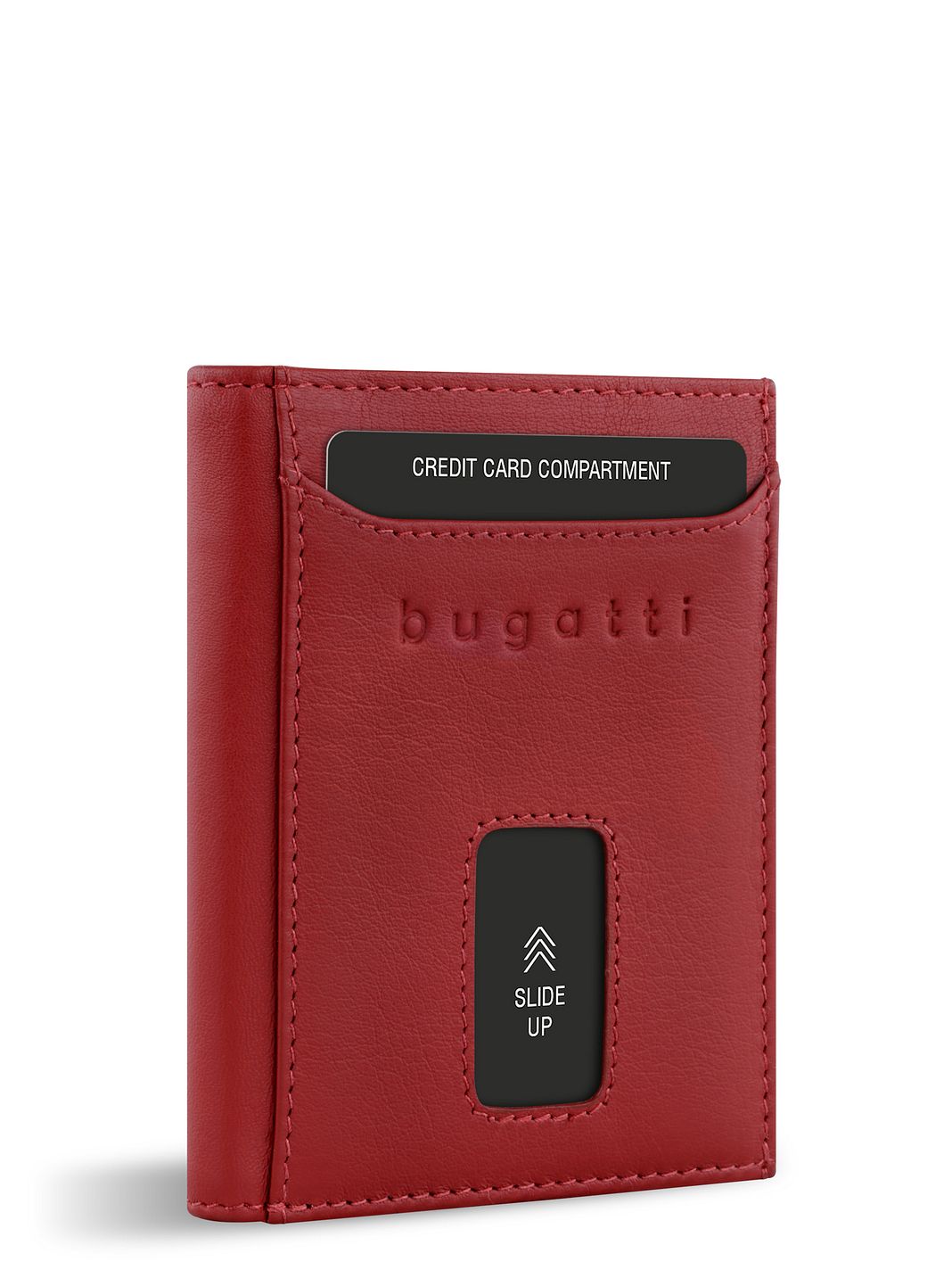 bugatti Secure Slim Portafoglio Protezione RFID Vera Pelle 10 cm bugatti Secure Slim Portafoglio Protezione RFID Vera Pelle 10 cm