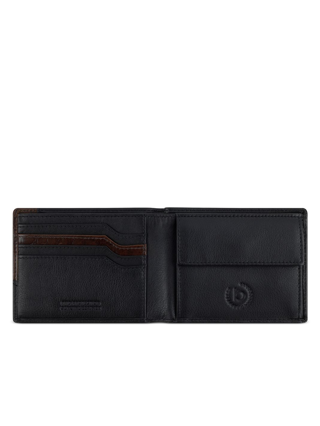 bugatti Corso DeLuxe Portafoglio Protezione RFID Vera Pelle 11.5 cm