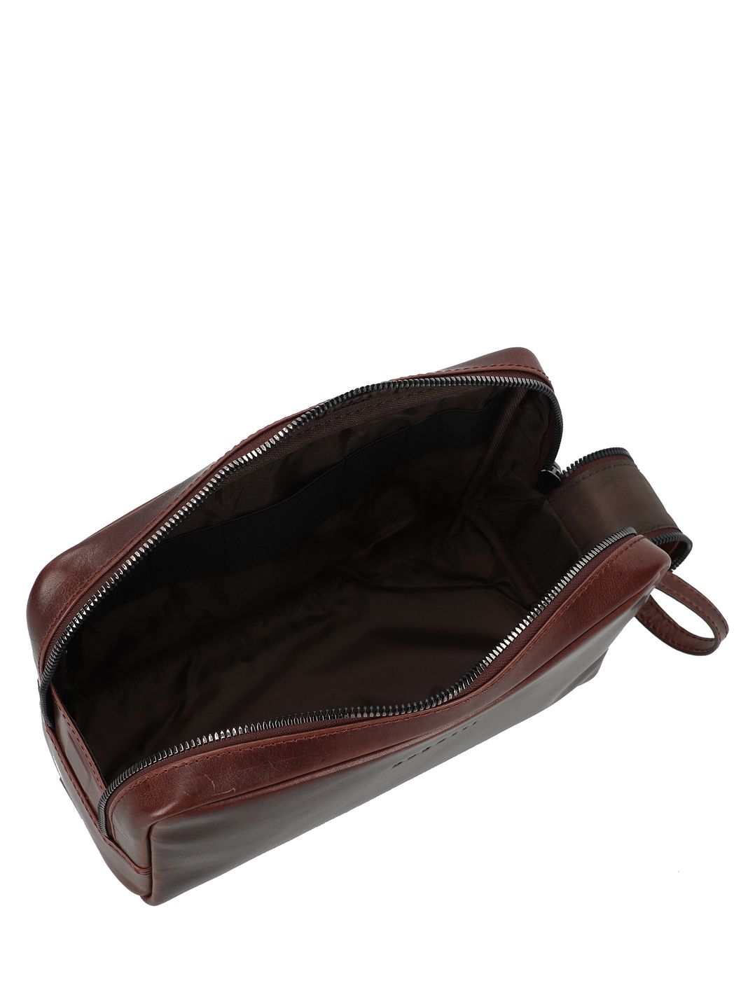 bugatti Romano Borsa da toilette Vera Pelle 25 cm
