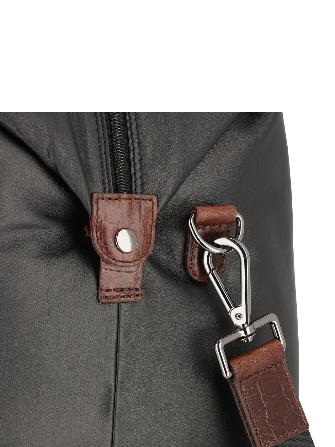 bugatti Corso DeLuxe Borsa da viaggio Weekender Vera Pelle 52 cm