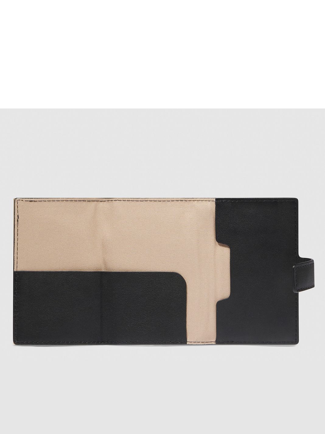 Piquadro Circle Custodia per carta di credito Protezione RFID Vera Pelle 6.5 cm