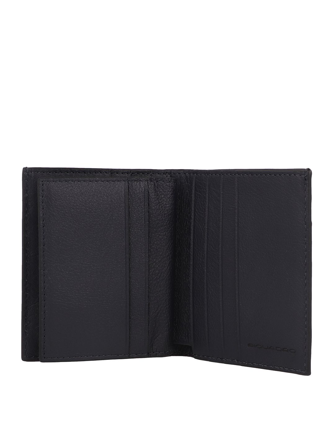 Piquadro Black Square Custodia per carta di credito Protezione RFID Vera Pelle 9 cm Piquadro Black Square Custodia per carta di credito Protezione RFID Vera Pelle 9 cm