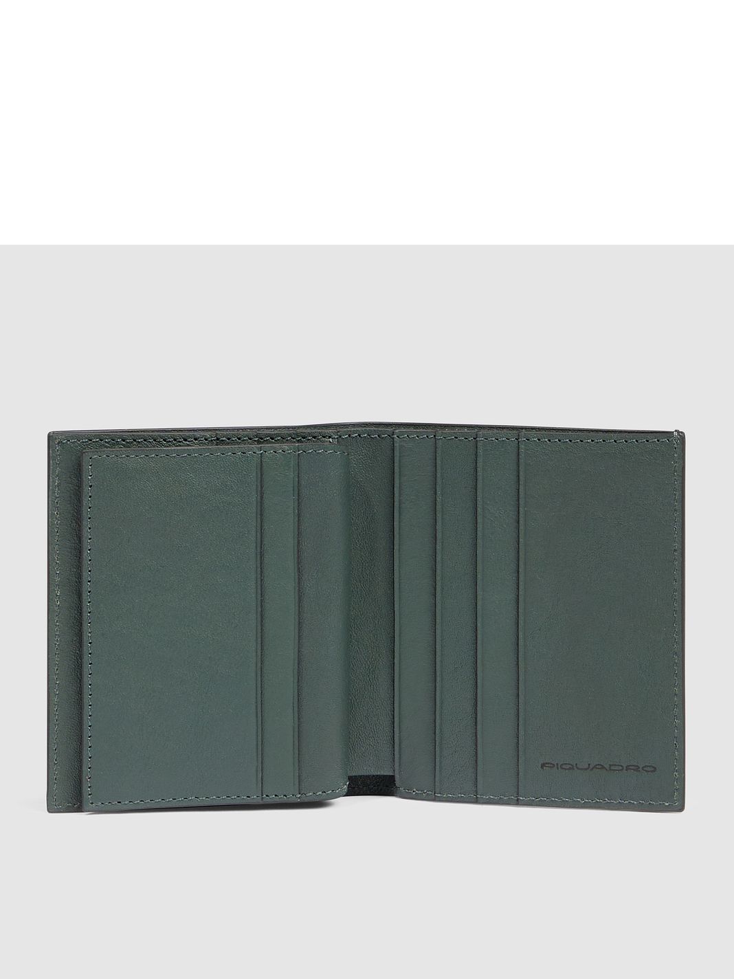Piquadro Black Square Custodia per carta di credito Protezione RFID Vera Pelle 9 cm Piquadro Black Square Custodia per carta di credito Protezione RFID Vera Pelle 9 cm